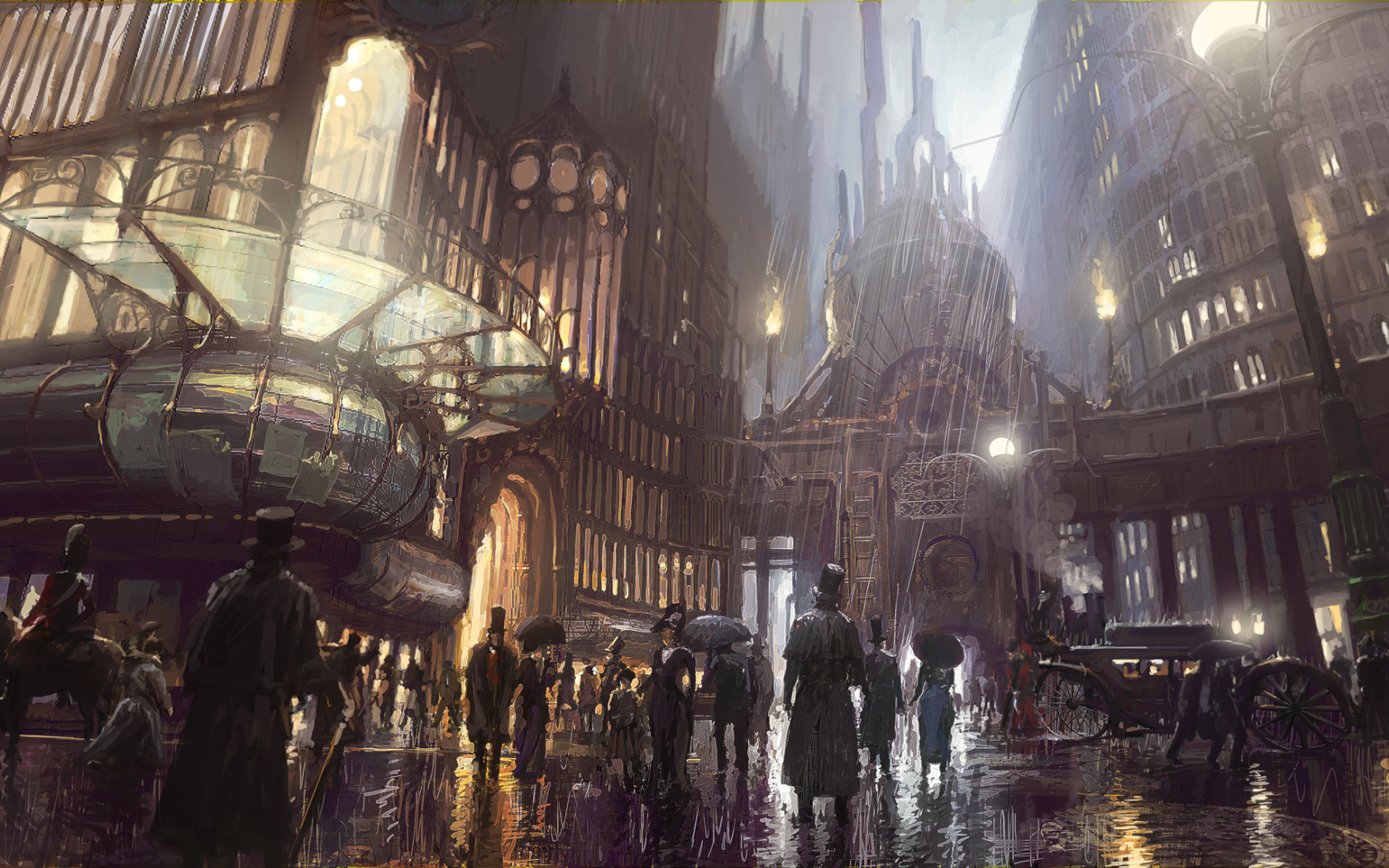 Город прошлого стимпанк