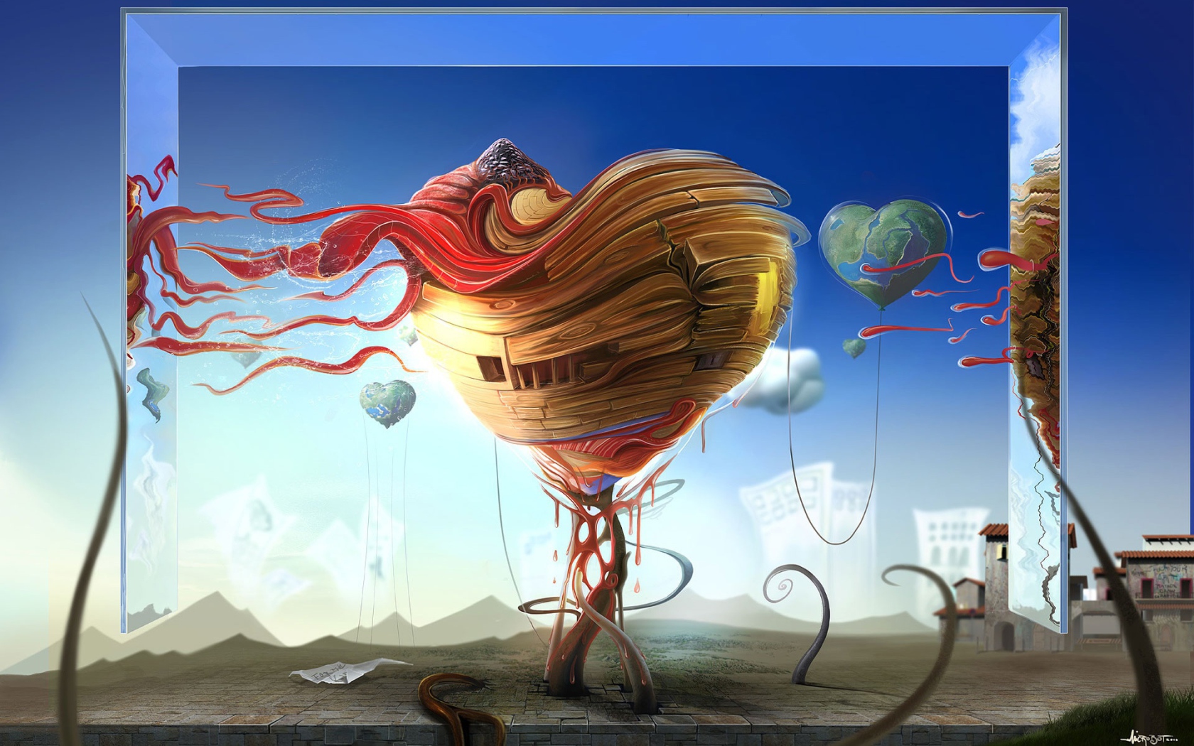 Летающее сердце