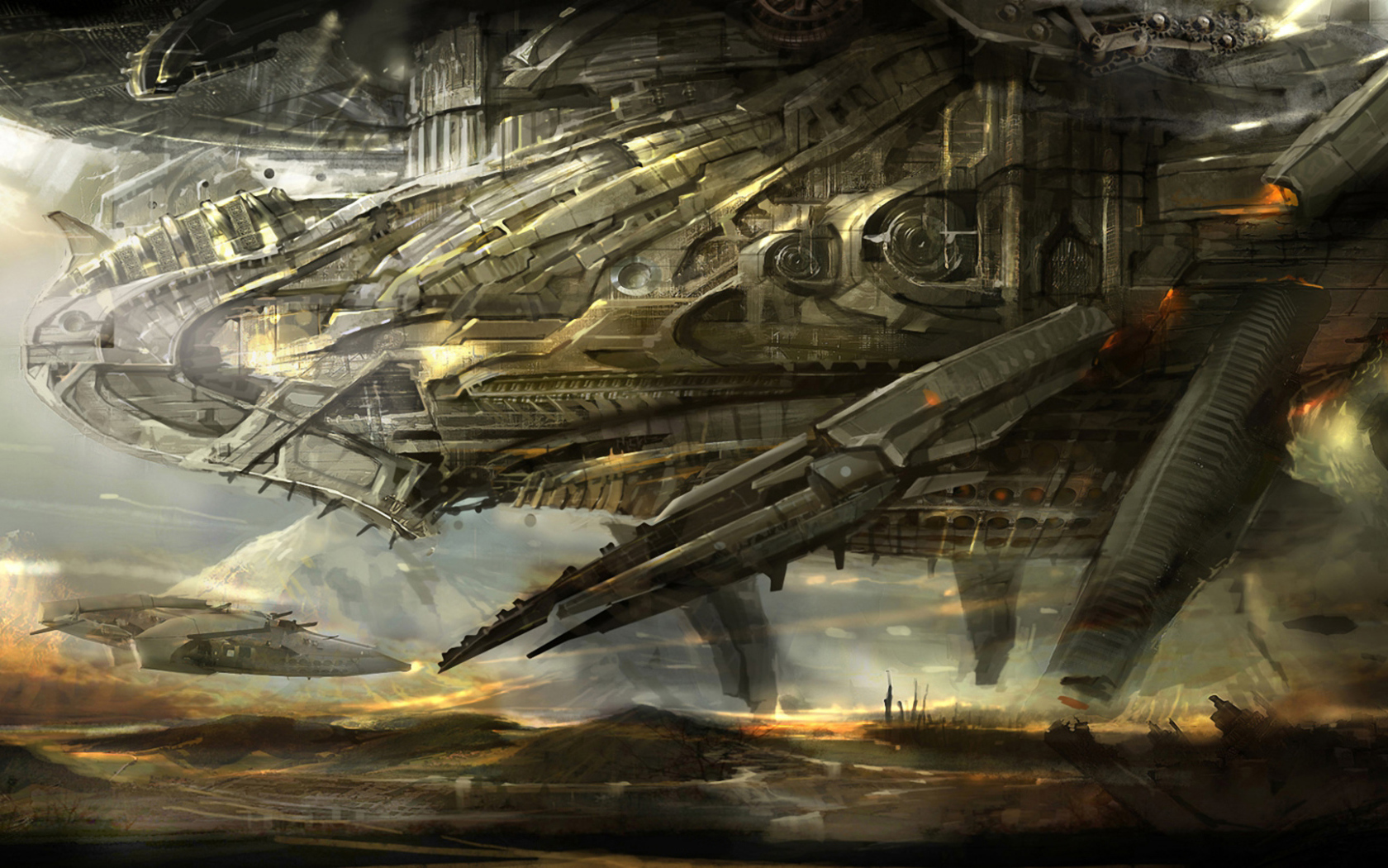 Сухопутный монстр стимпанк