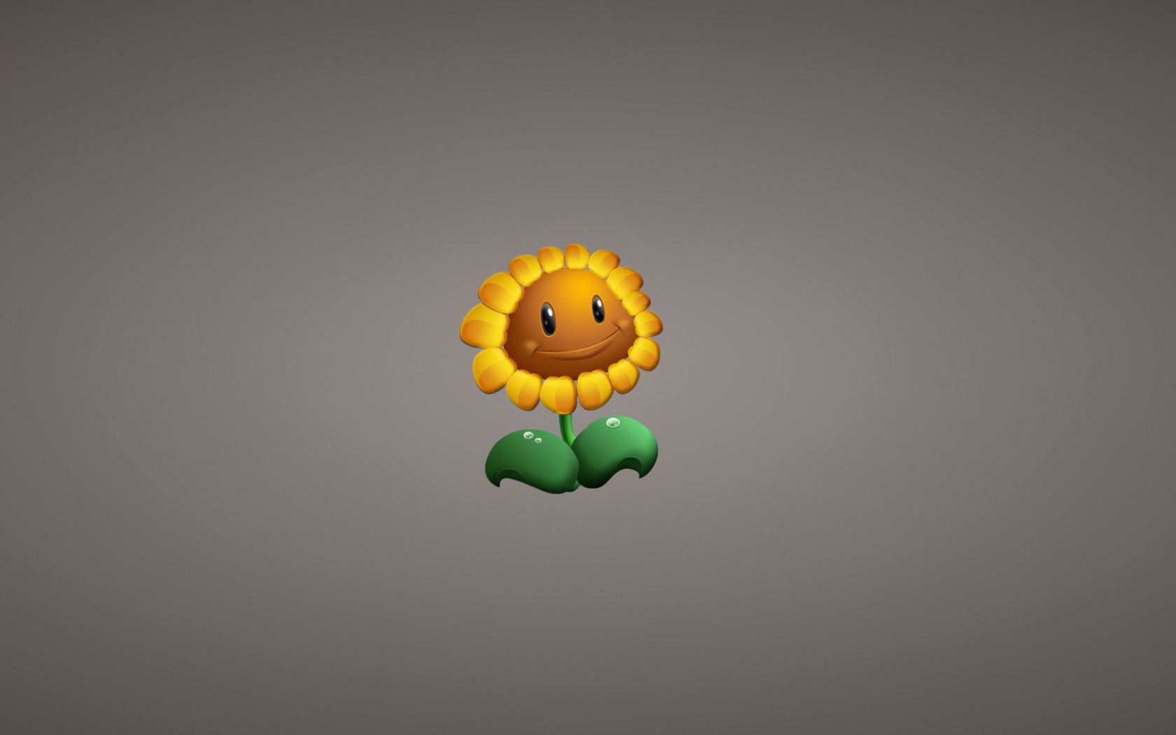 Пластиковый подсолнух