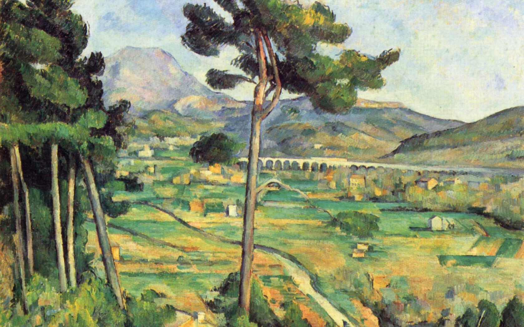 Картина Сезанна - Пейзаж