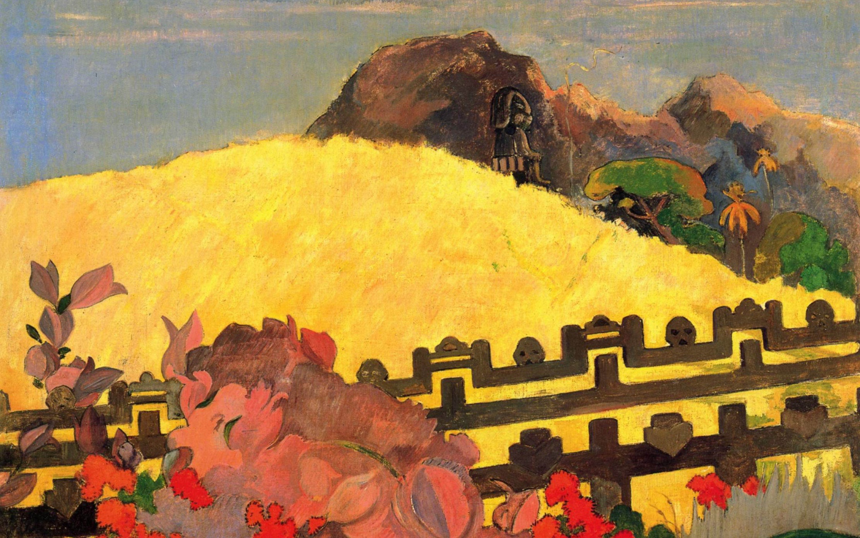 Картина Сезанна - золотой холм