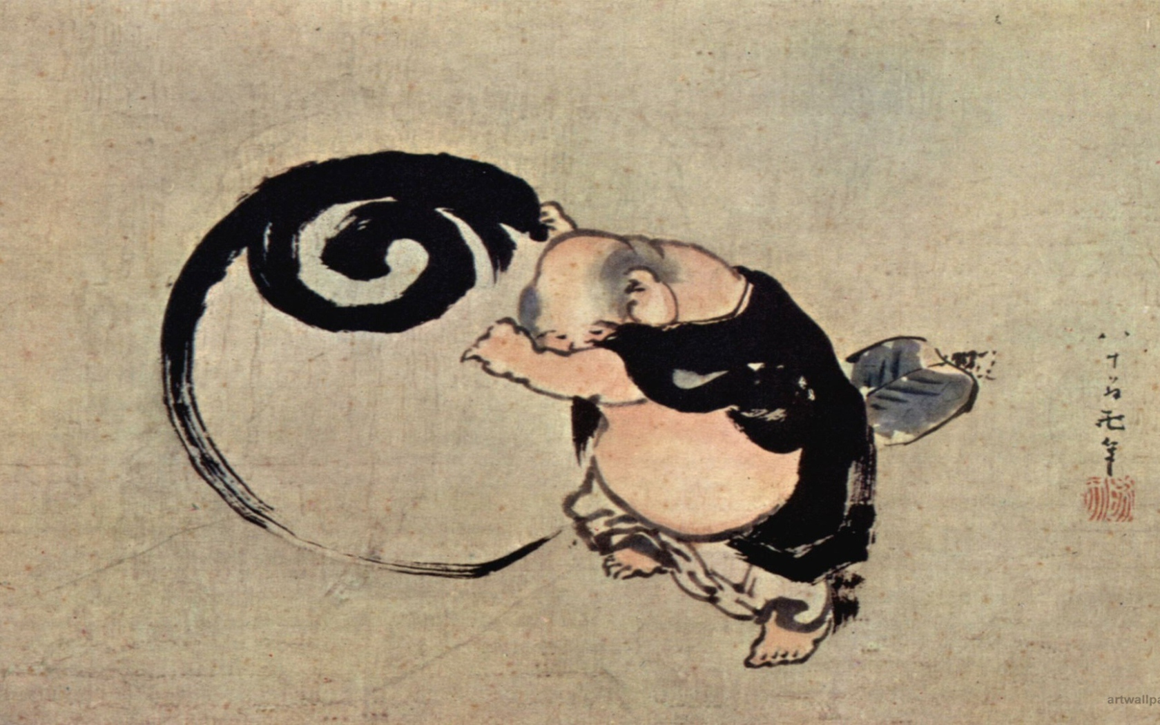 Картина Энди Уорхола Толстяк