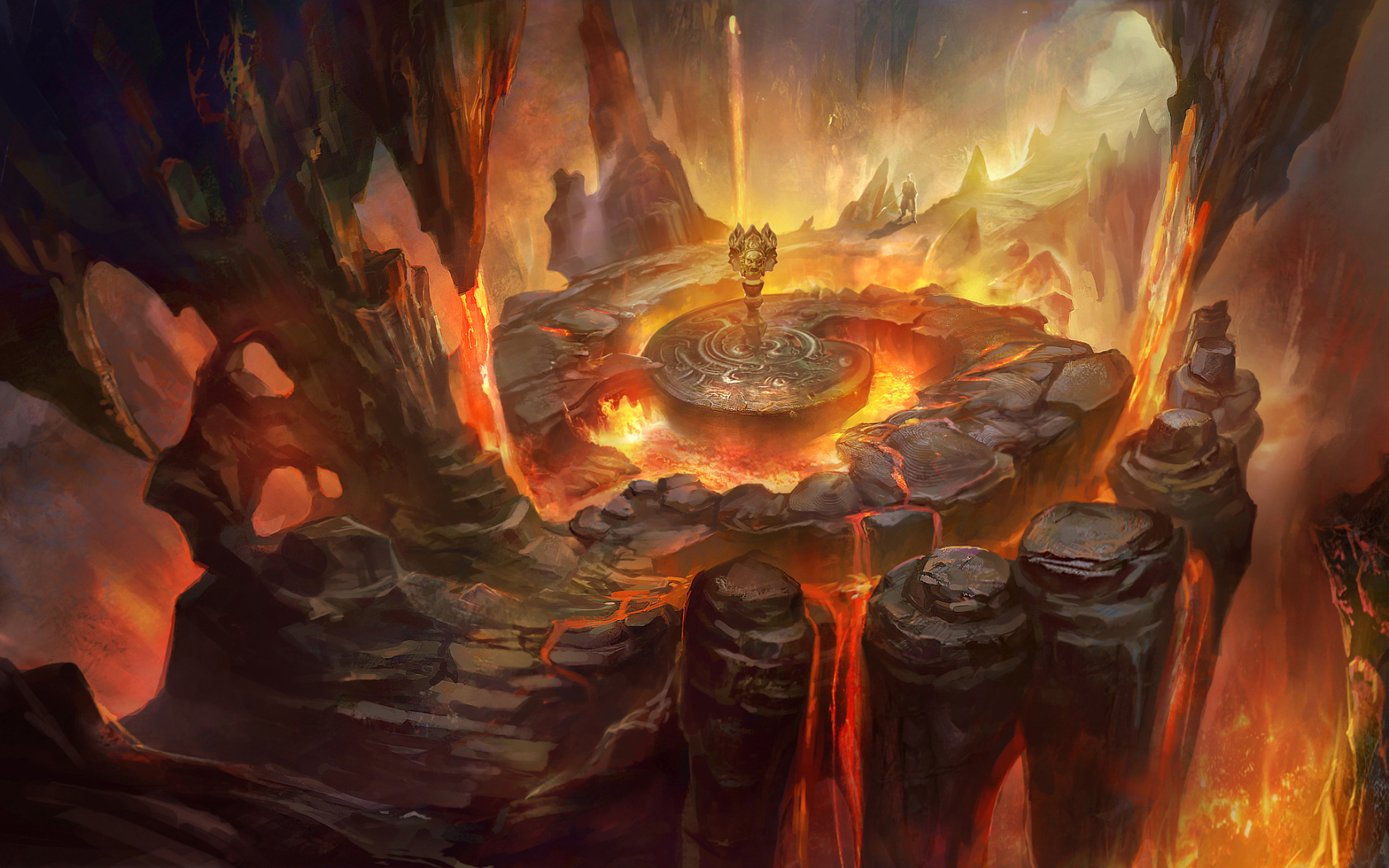 Потоки лавы