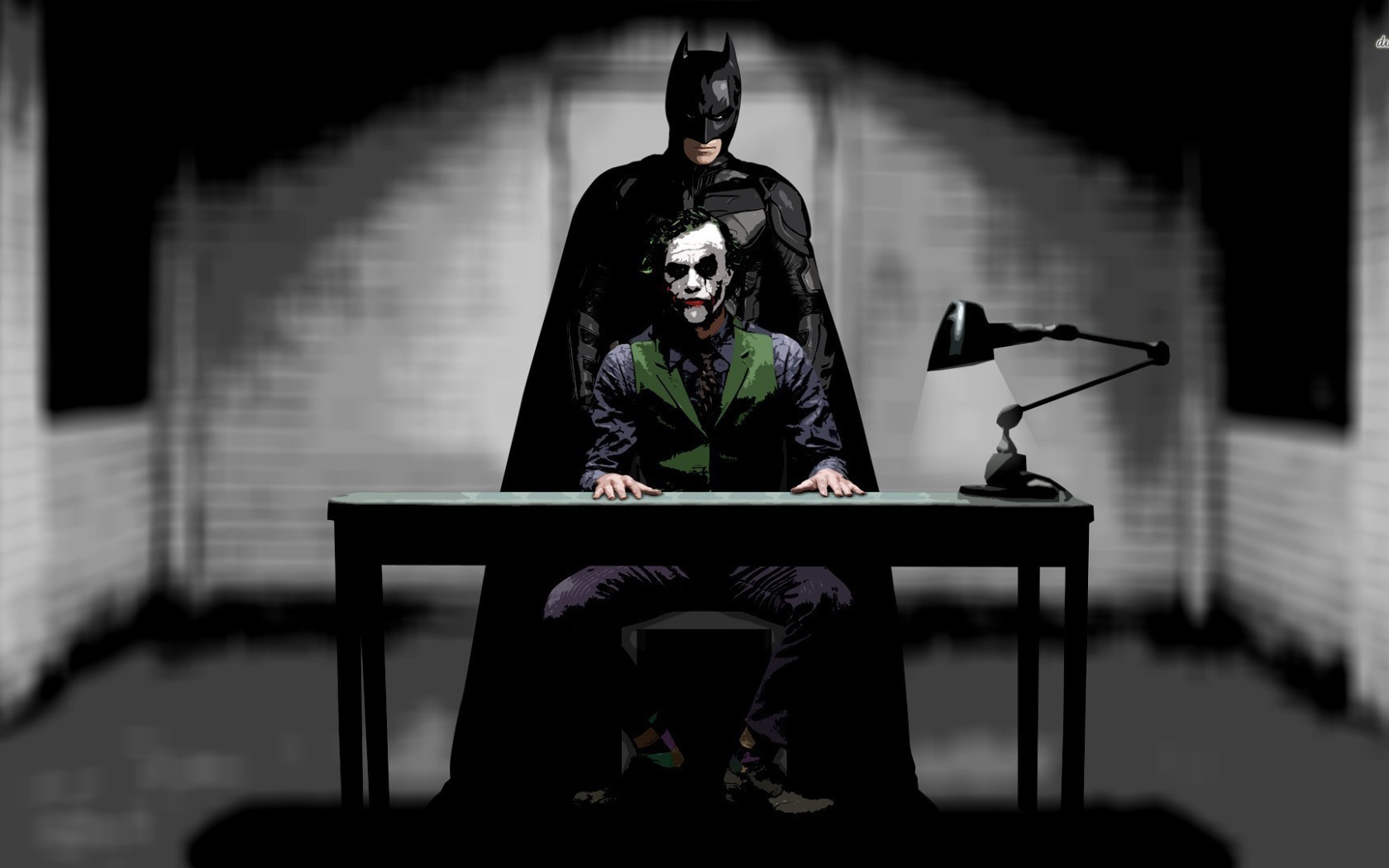 Бетмен допрашивает Джокера