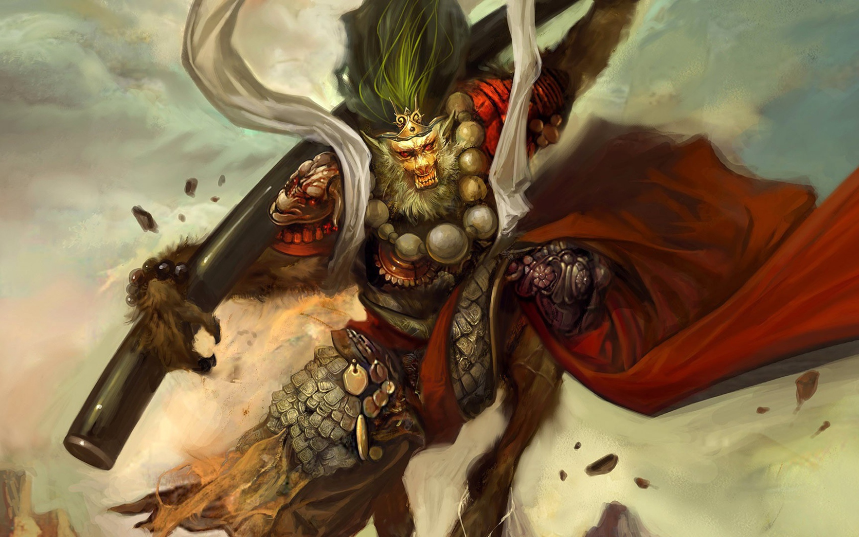 Рисунок фантастического монстра