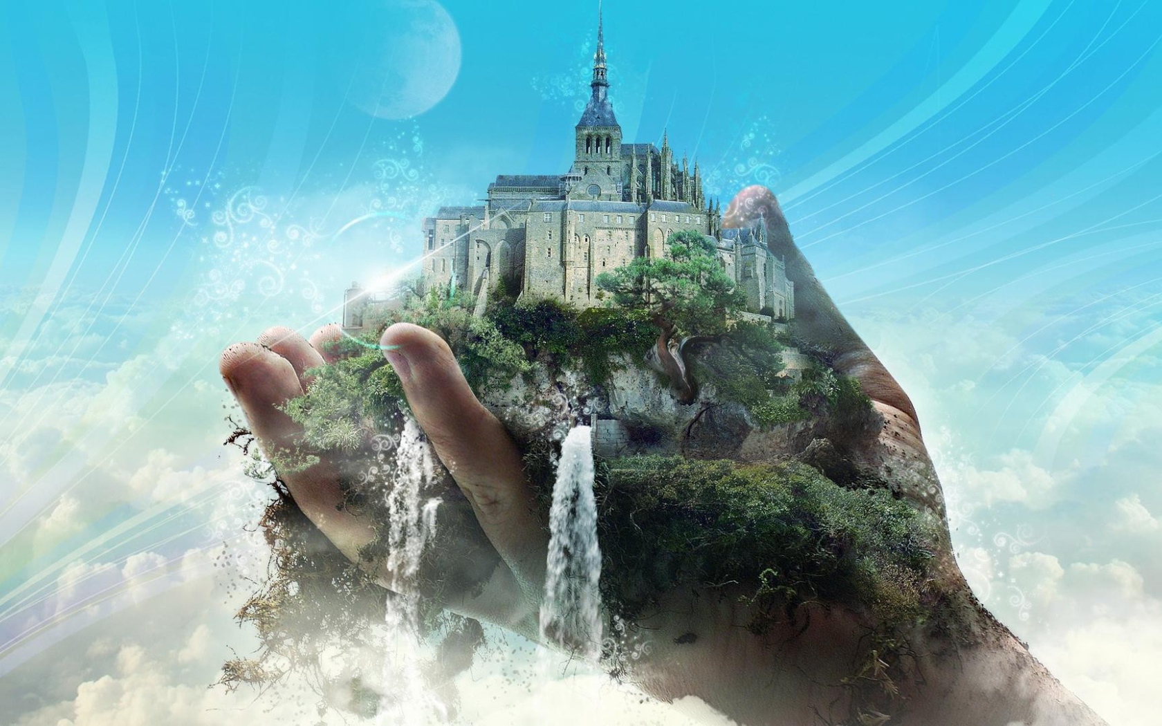 Дворец на руке