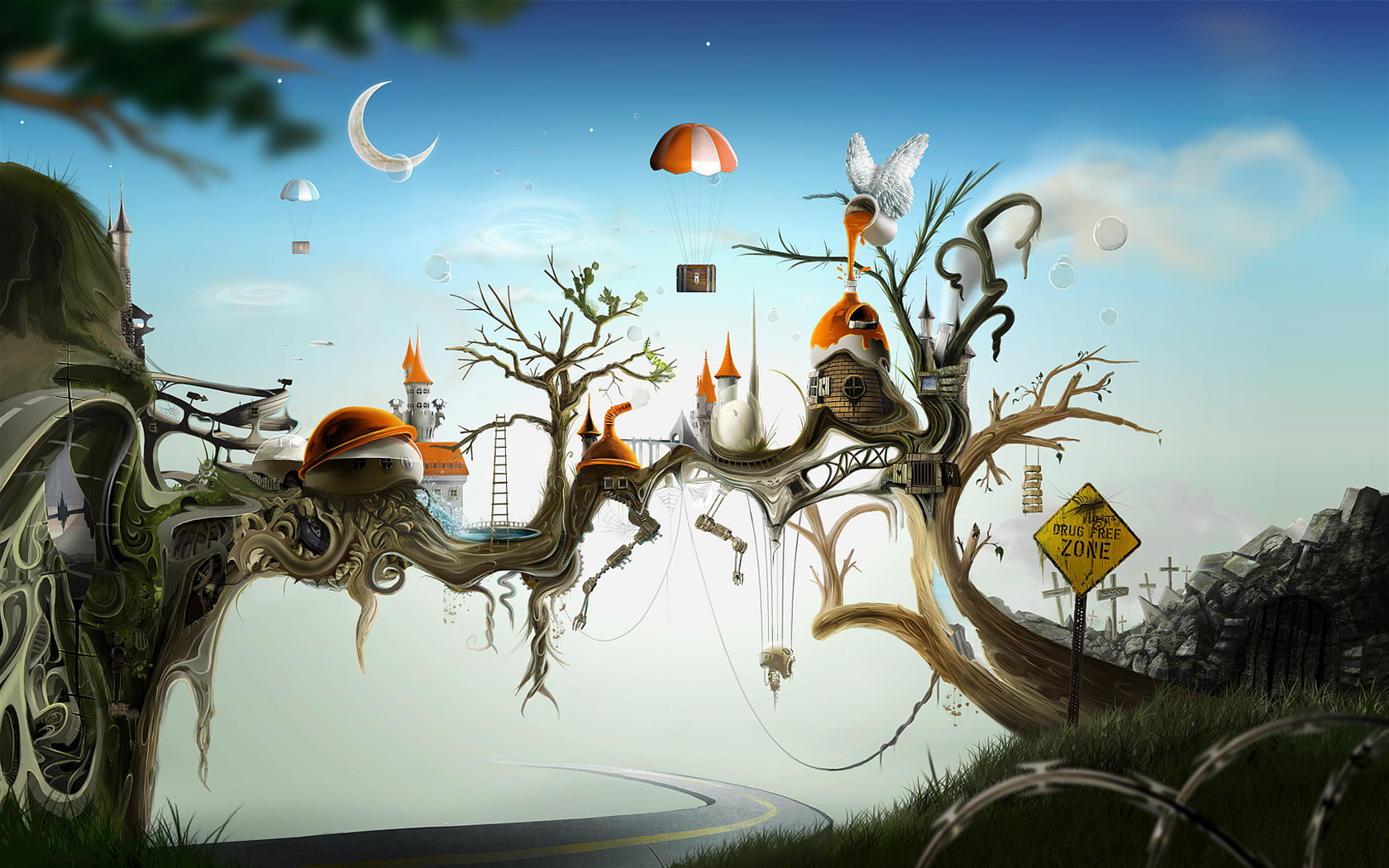 Город на деревьях