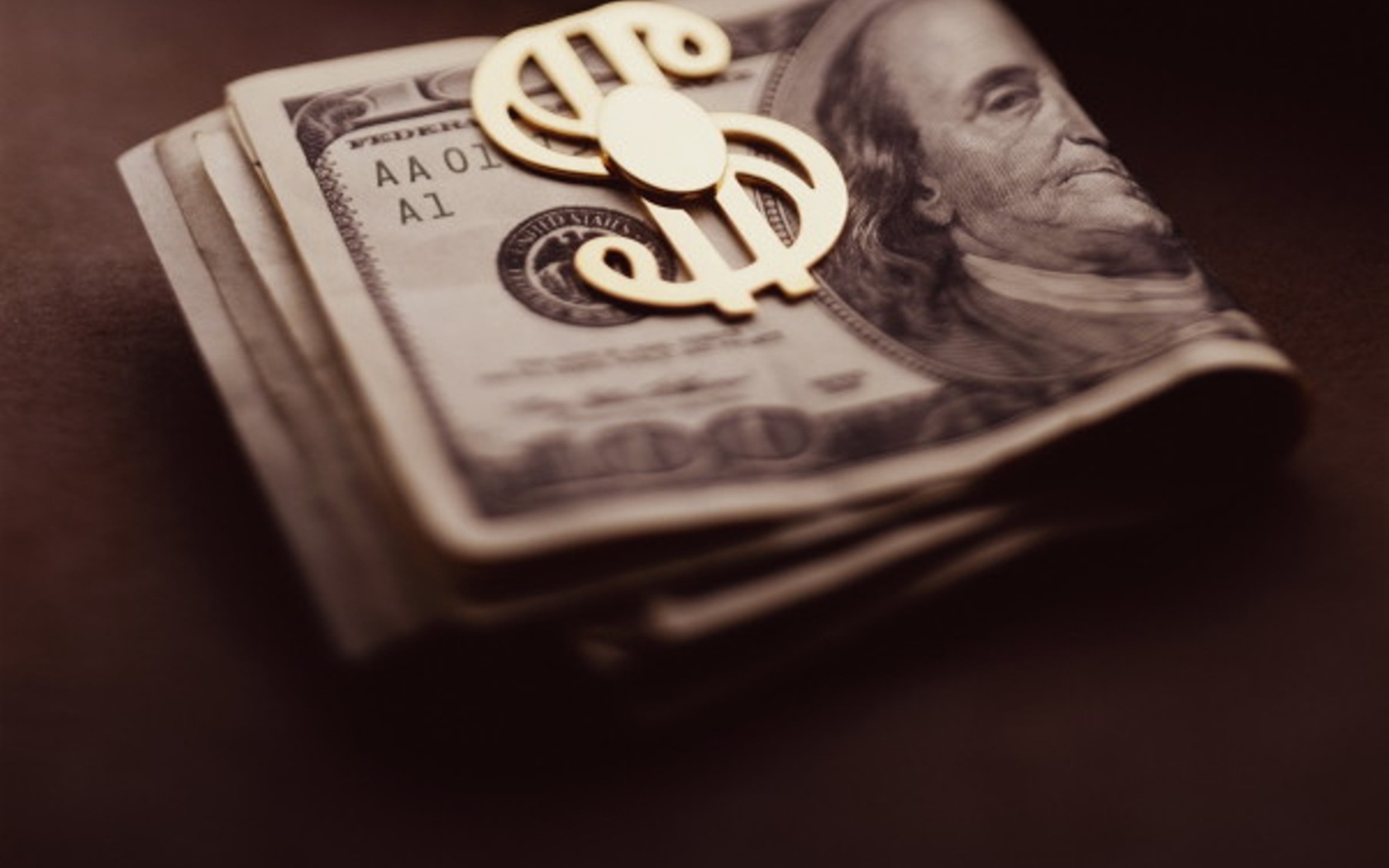 Заколка для долларов