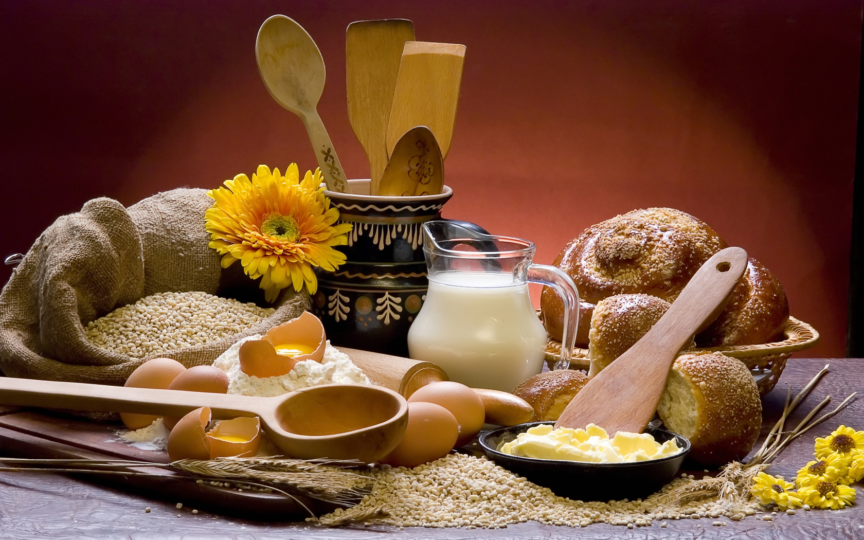 Составные части хлеба