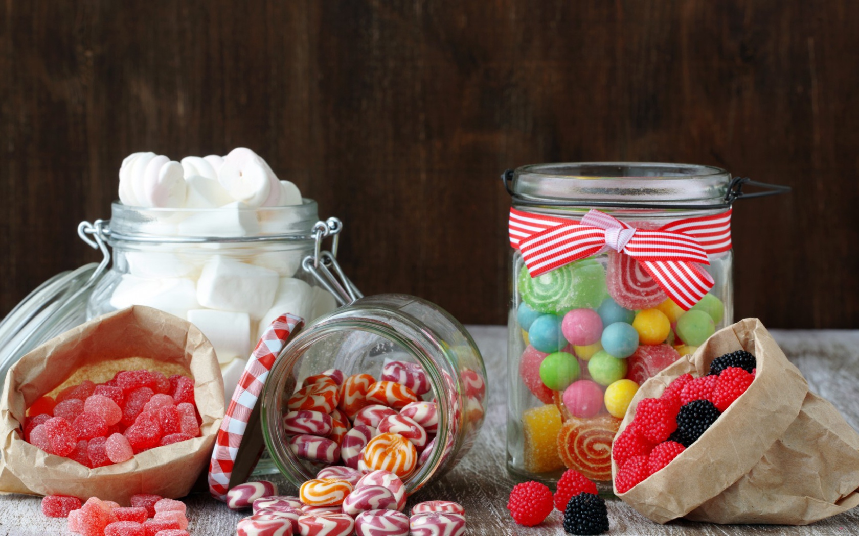Разные конфеты