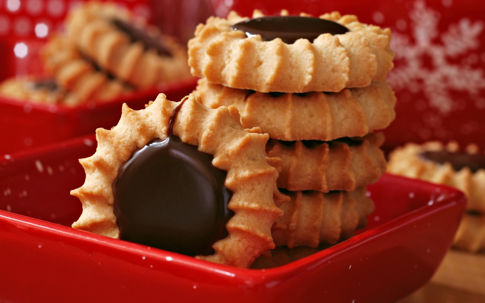 Печенье с шоколадом