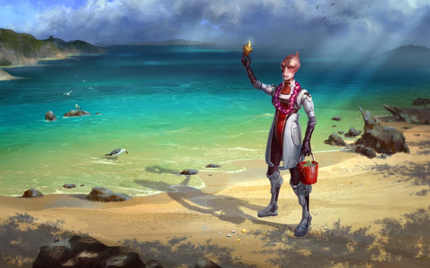 Фанарт из игры Масс эффект