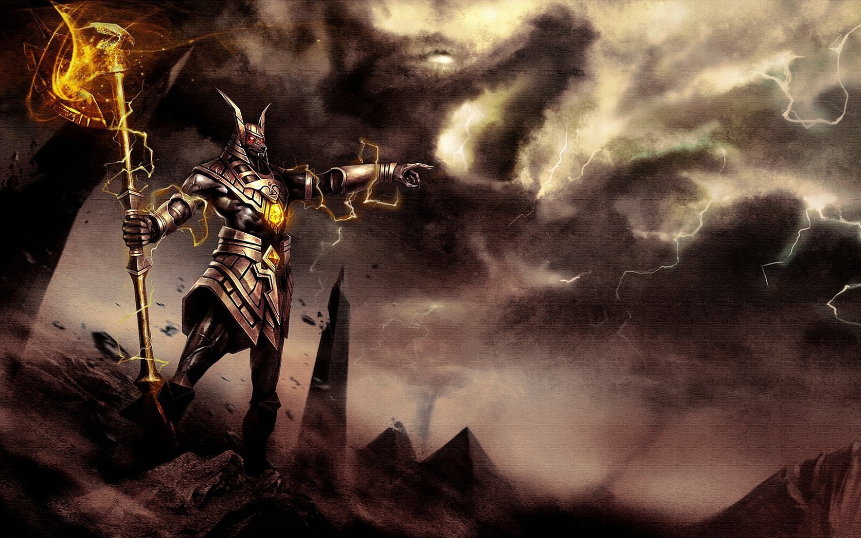 Воин с волшебным жезлом