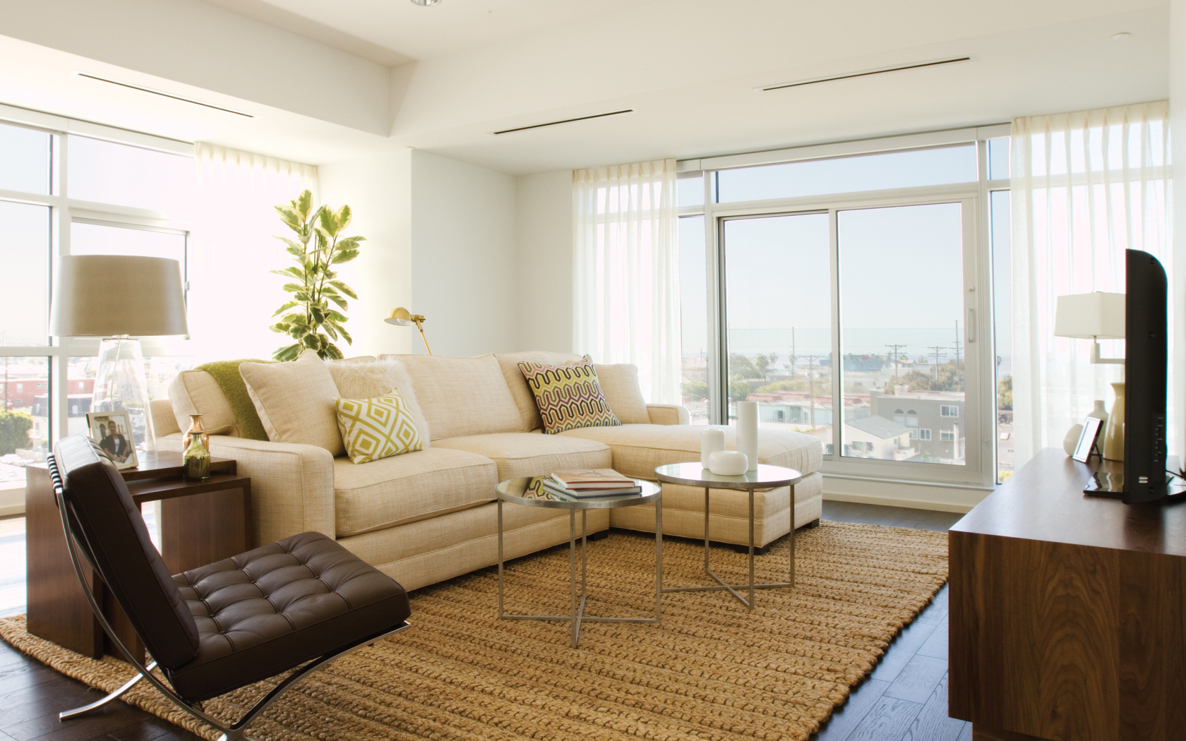 Стиль комнаты в городской квартире