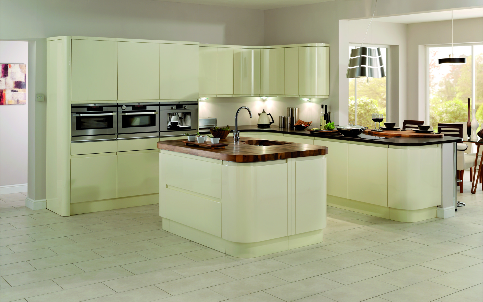 Белая кухня