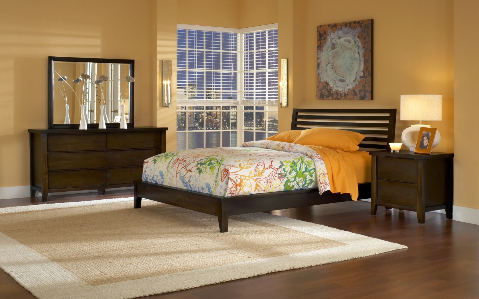 Желтая спальня