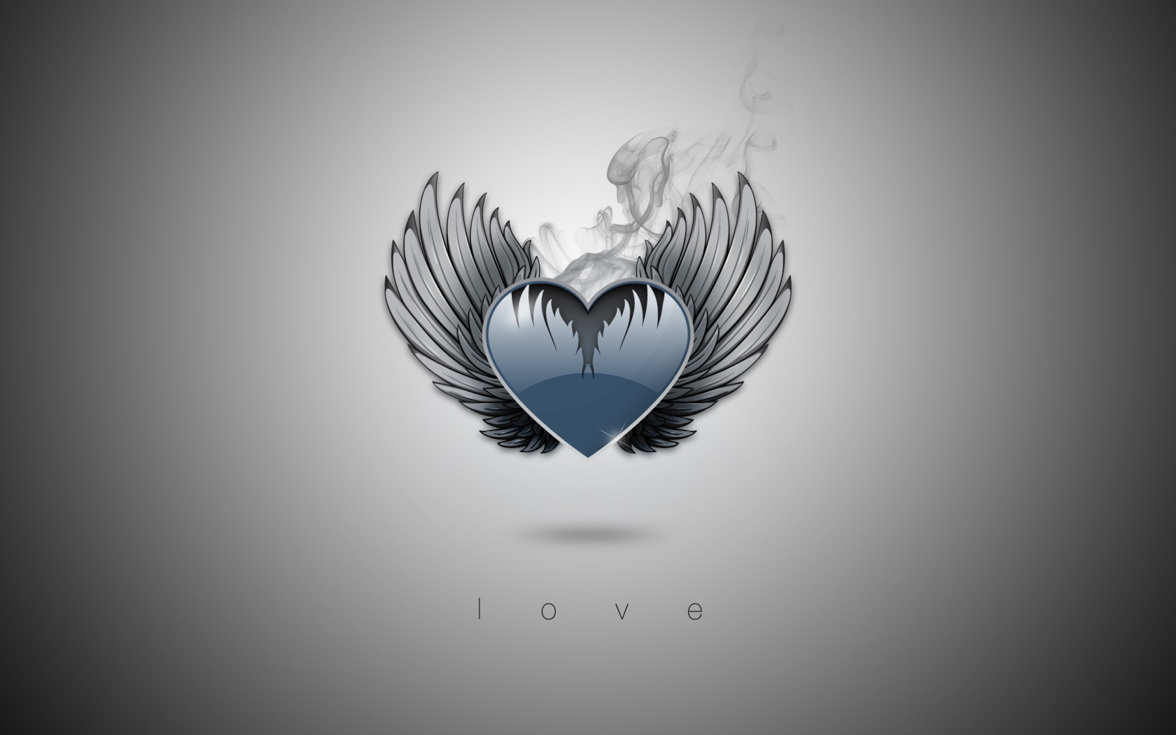 Сердечко с крыльями