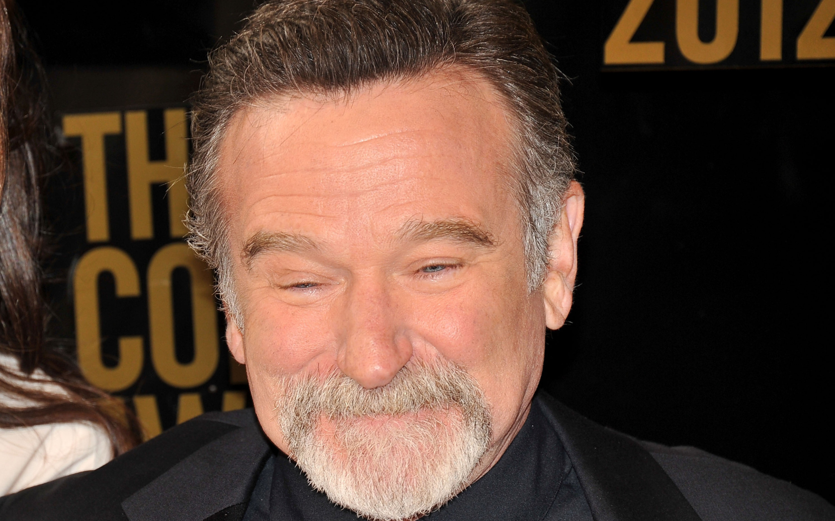 Актер Робин Уильямс улыбается