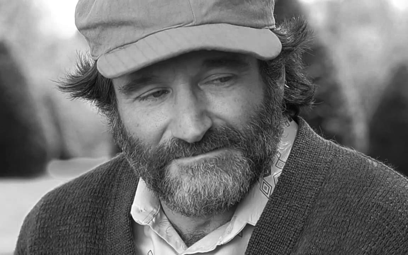 Грустный актер Робин Уильямс