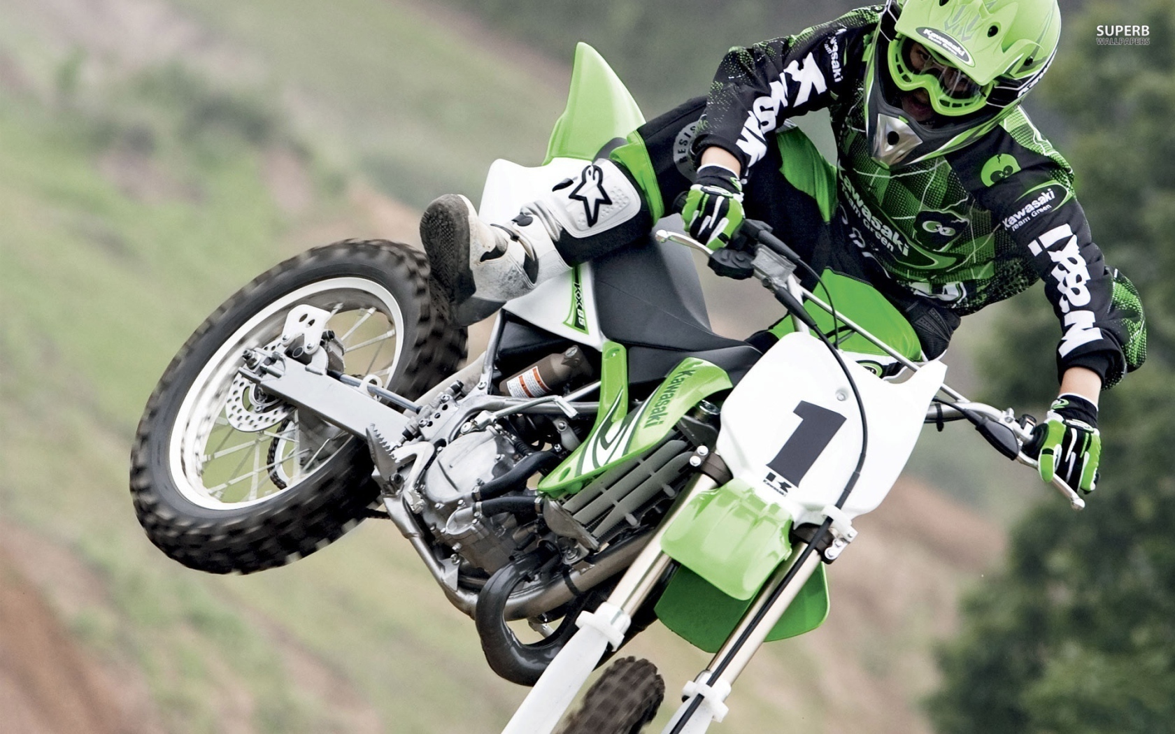 Мотоцикл модели Kawasaki KX 85-II