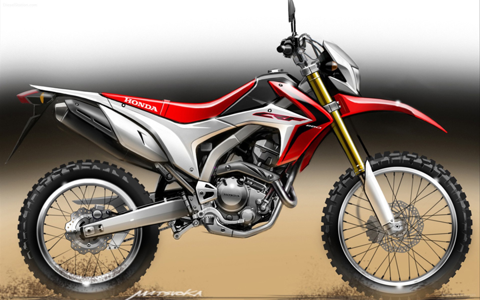 Невероятно быстрый мотоцикл Honda CRF 250 L