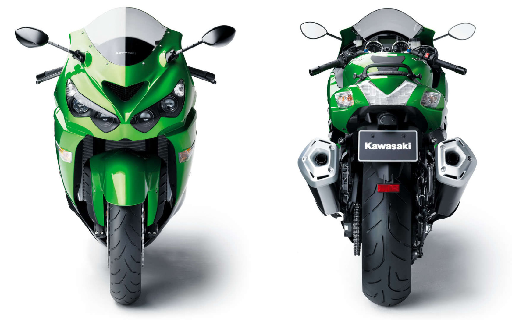 Невероятно быстрый мотоцикл Kawasaki ZZR 1400