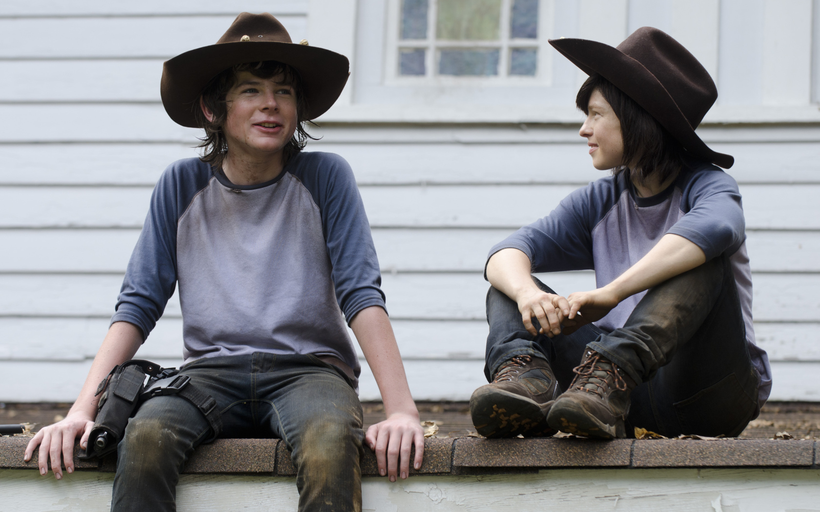 Карл и Карл из Ходячих мертвецов