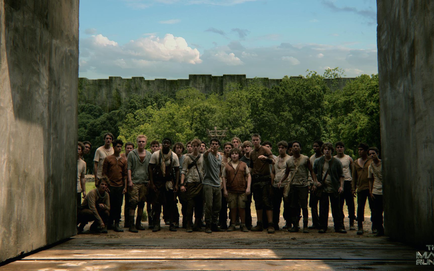 Бегущий по лабиринту  вход в лабиринт