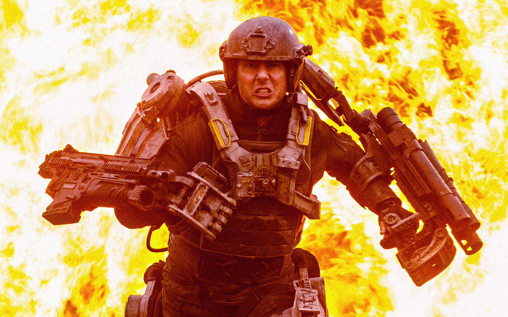 Момент из фильма Грань будущего 2014