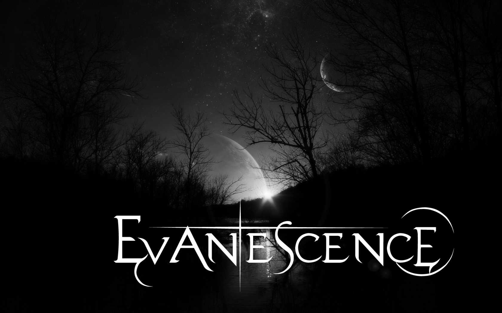 Ночной пейзаж с Evanescence