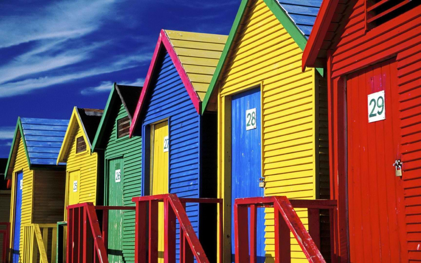 Пляжные домики в Южной Африке
