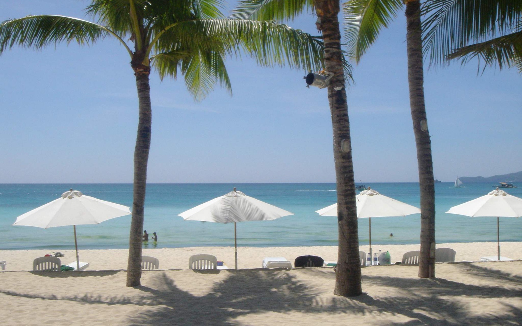 Белый пляж на Филиппинах