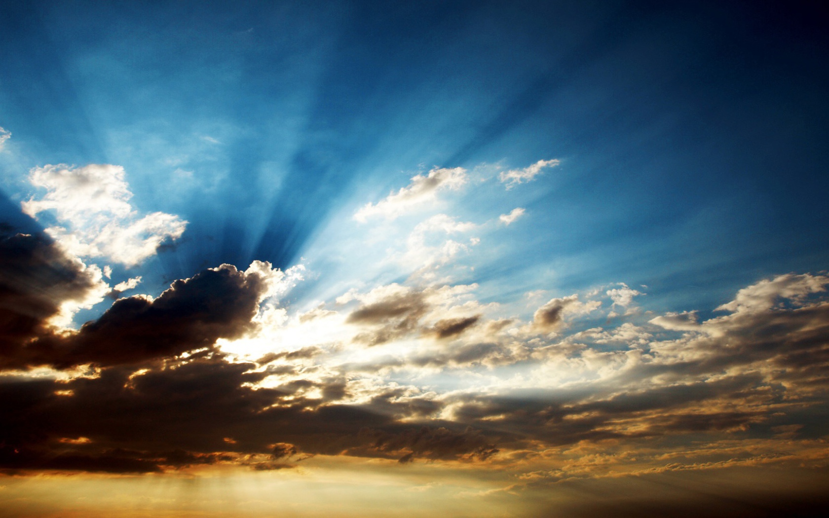 Лучи солнца