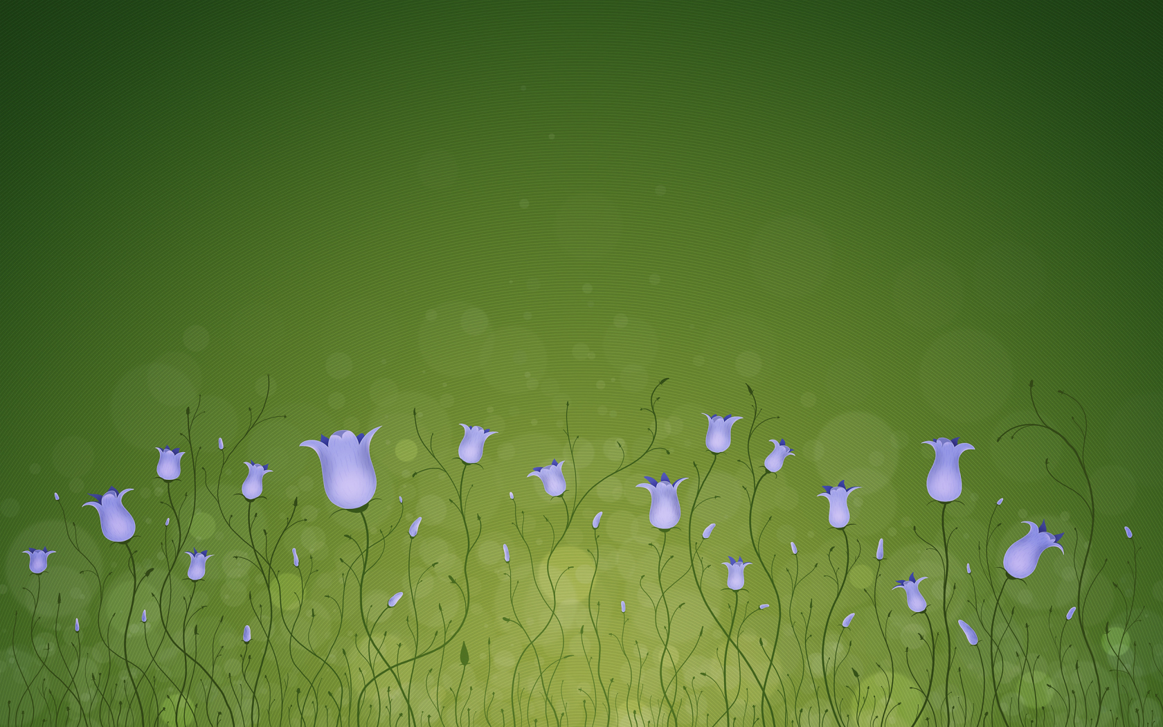 Красивый рисунок цветы колокольчики