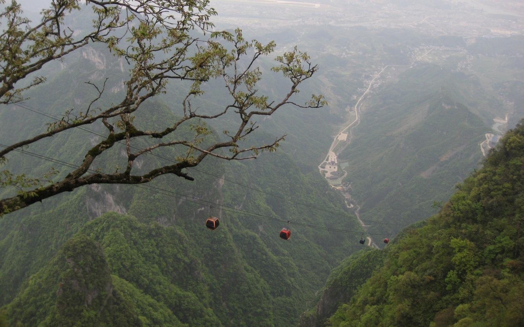 Панорама с горной вершины