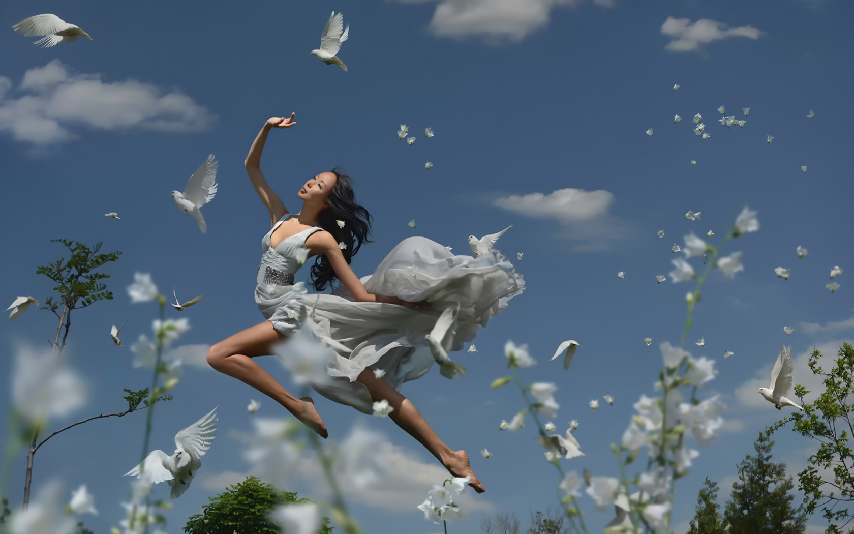 Полет с птицами