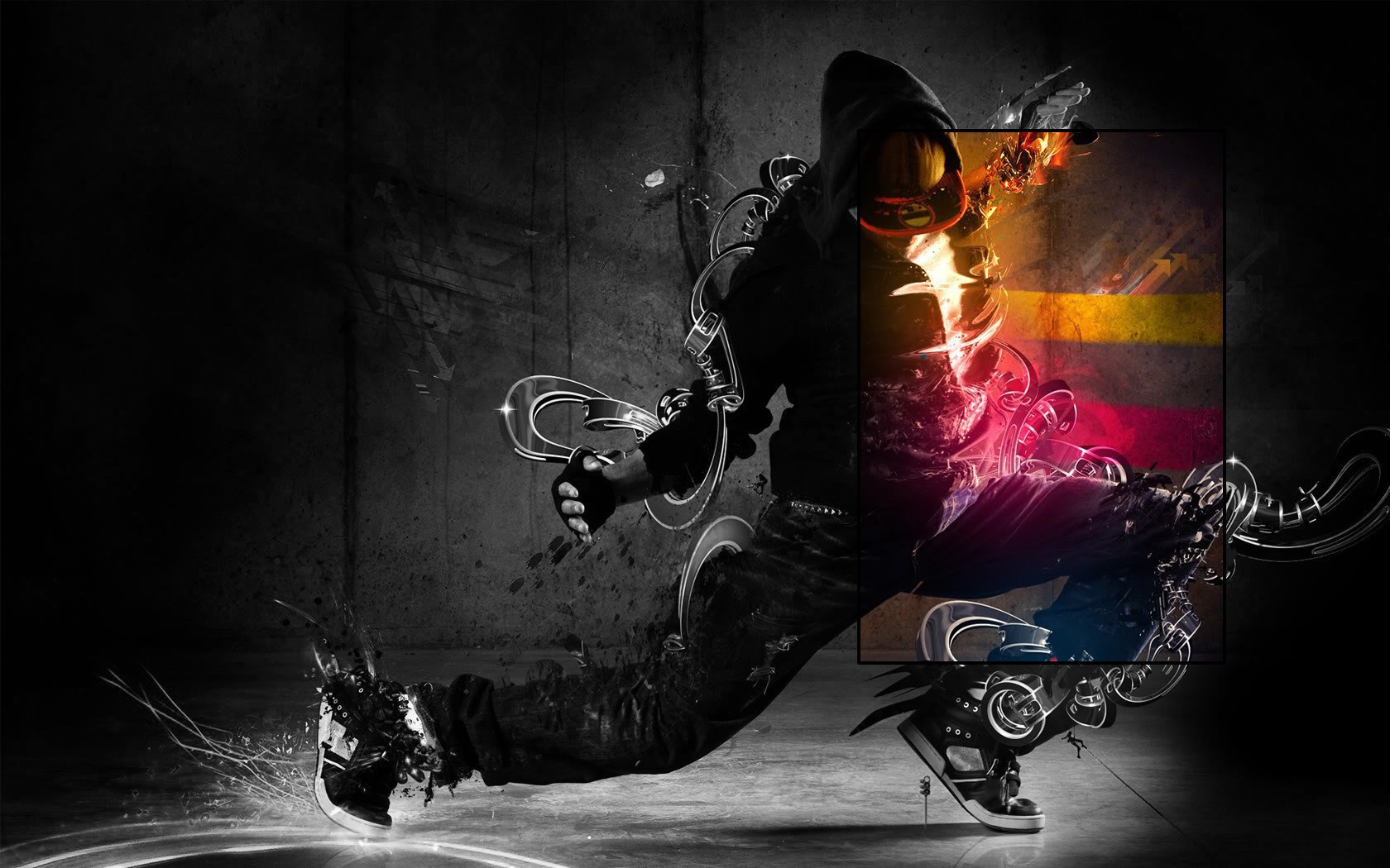 Абстракция на танцоре