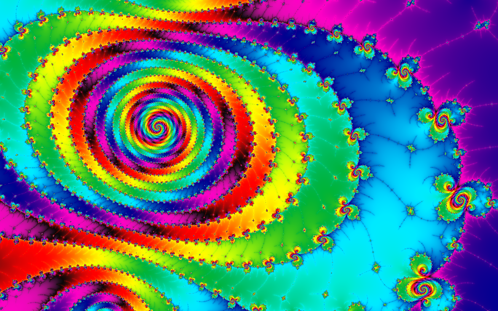 Разноцветные спирали
