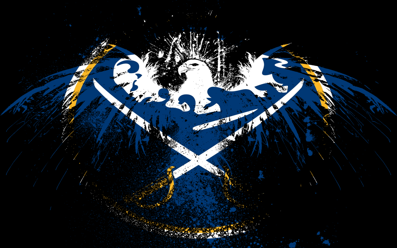 Орел бык и две сабли