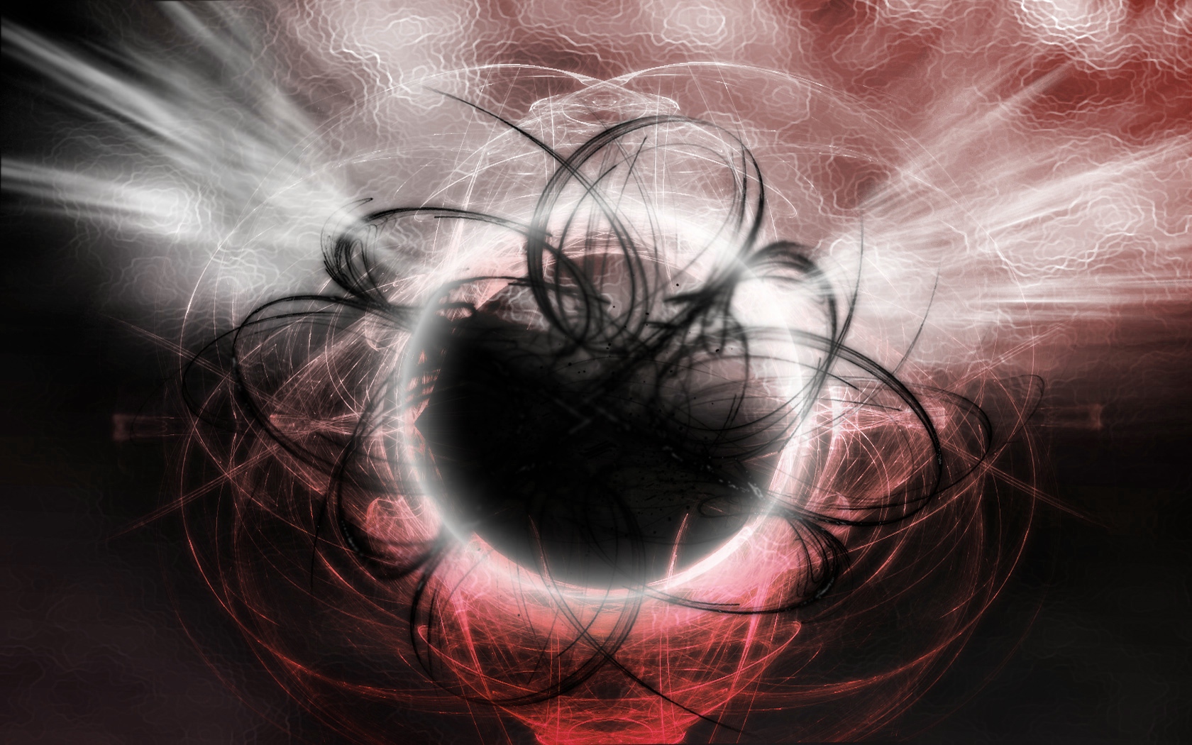 Светящийся черный шар