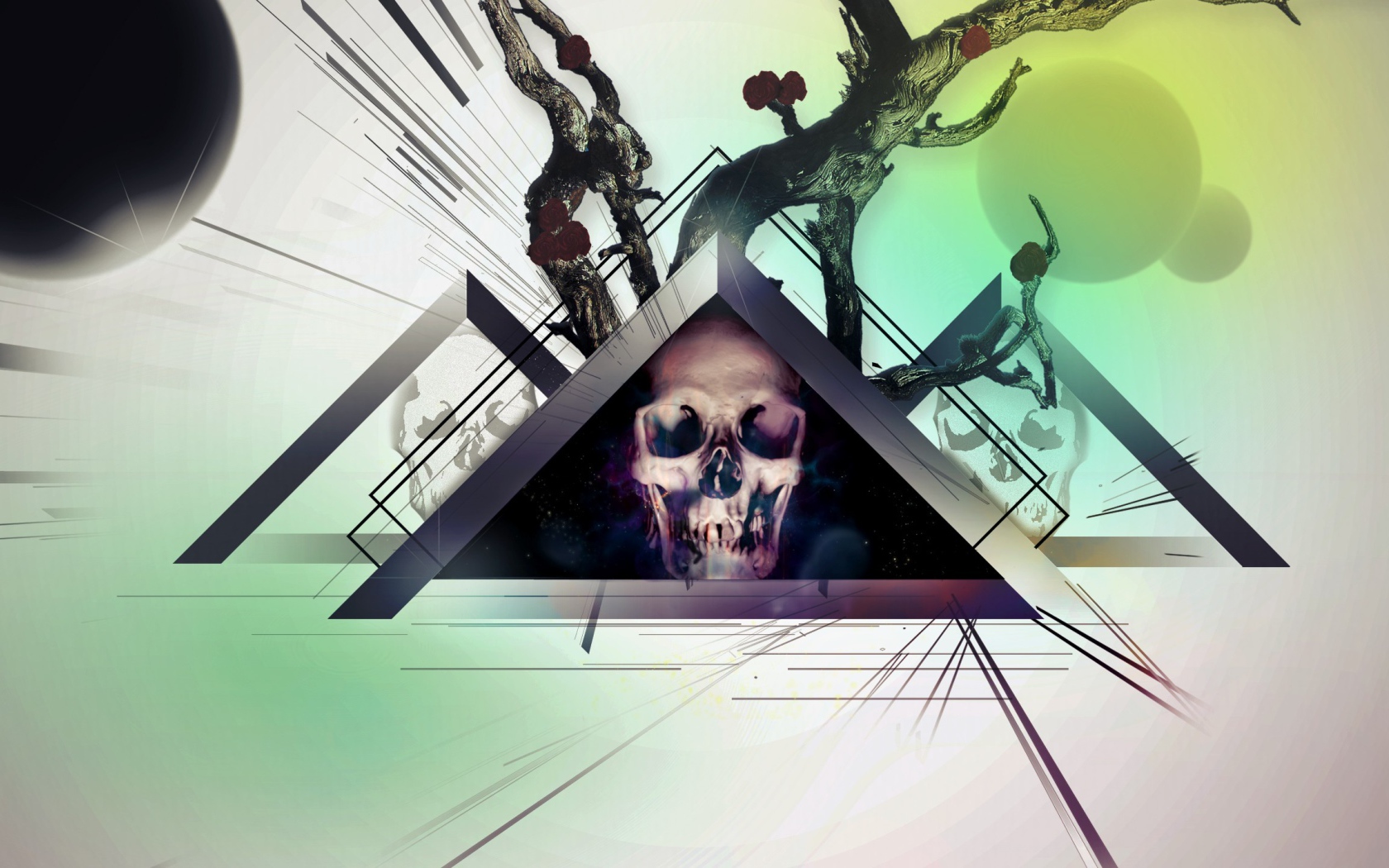 Череп в треугольнике