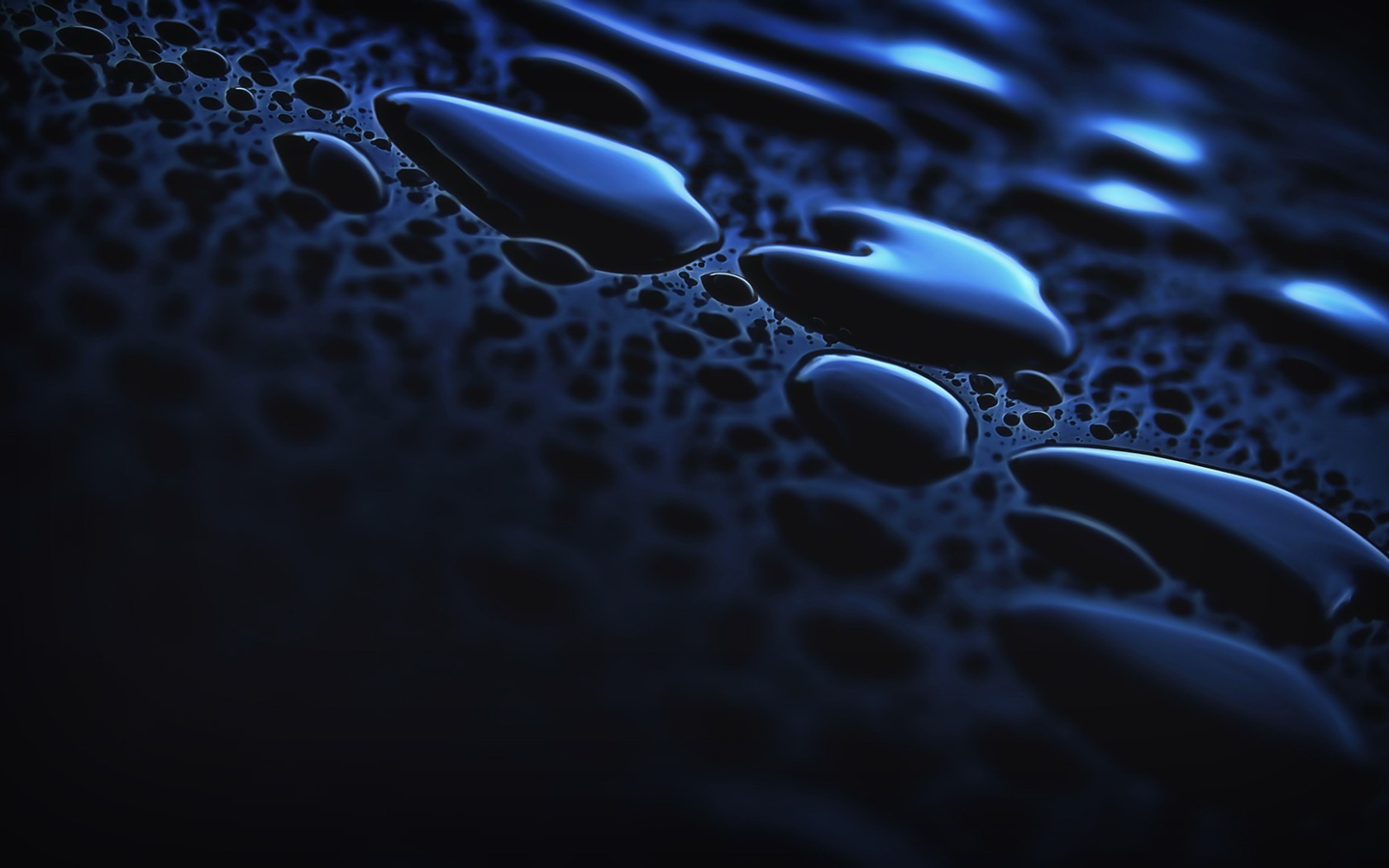 Синие капли