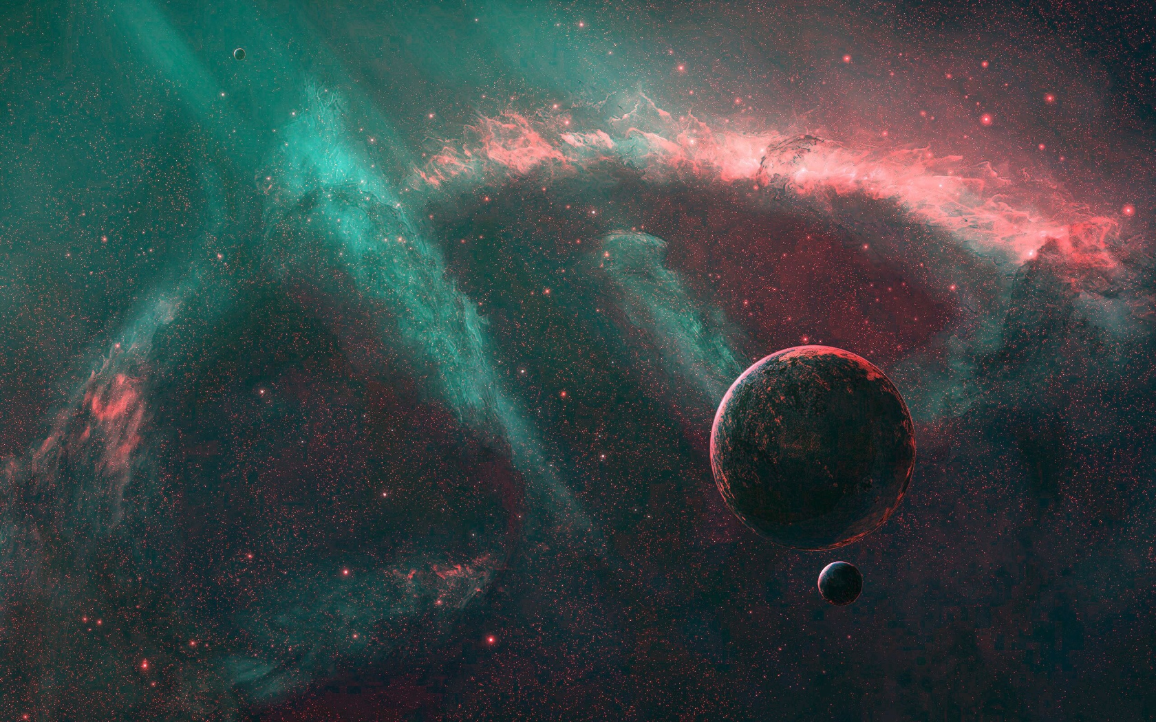 Темная одинокая планета