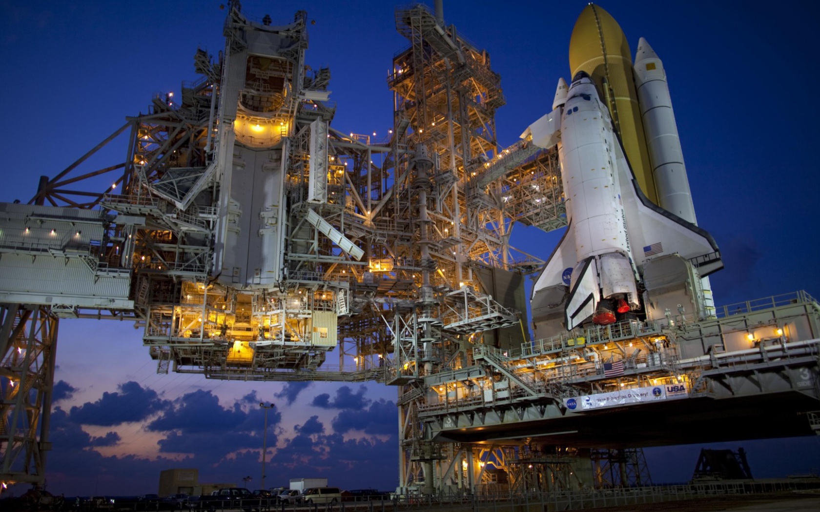 Вечер перед стартом шаттла