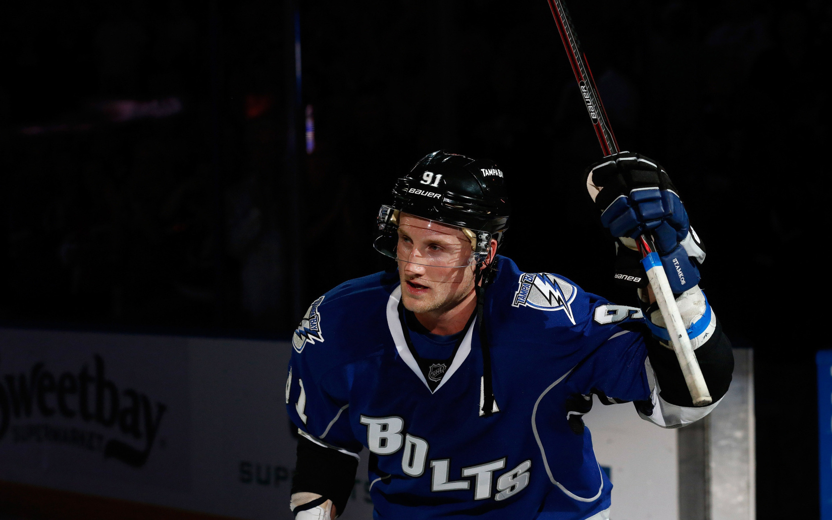 Стивен Стэмкос на льду