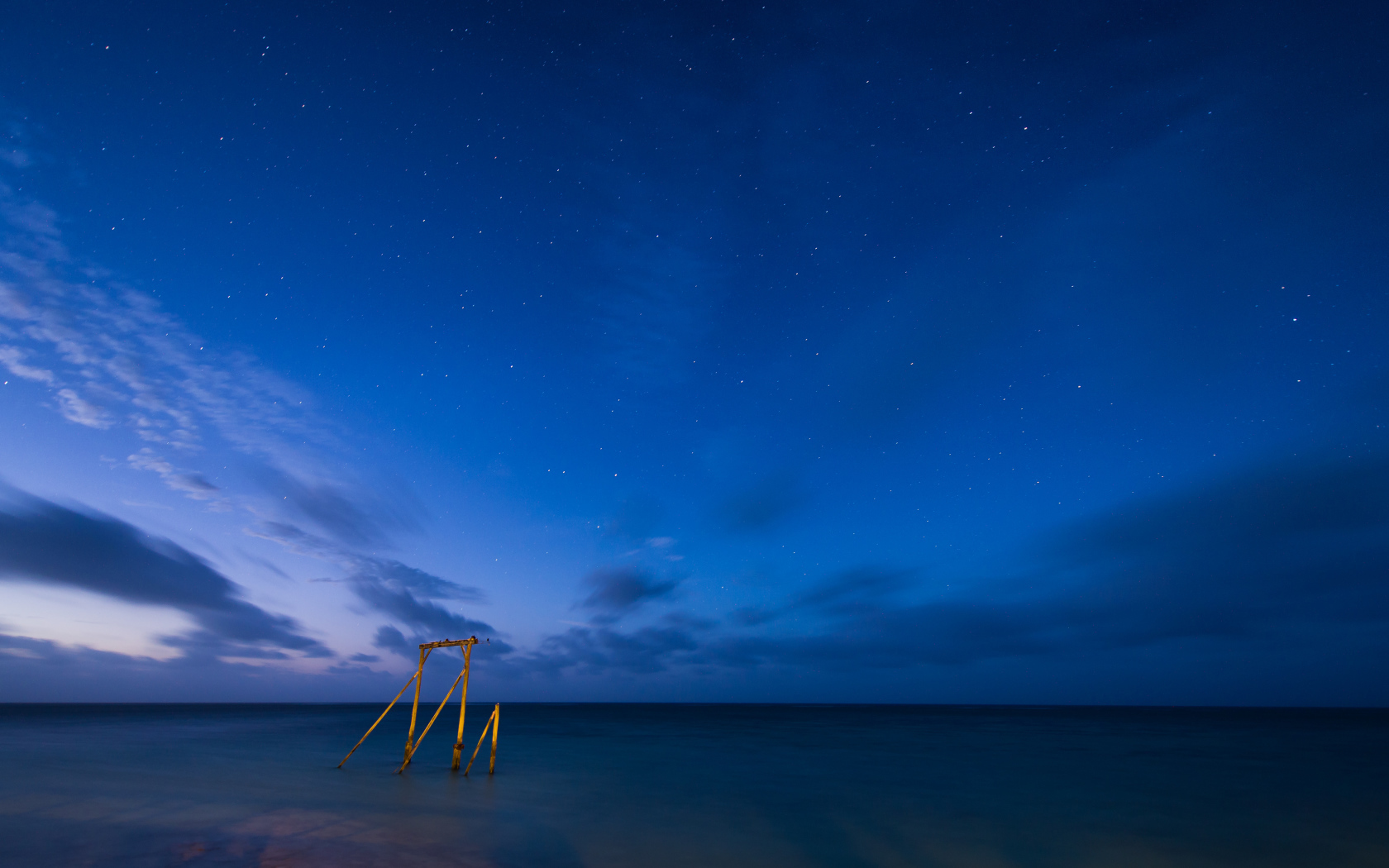 Звёздная ночь на берегу Австралии