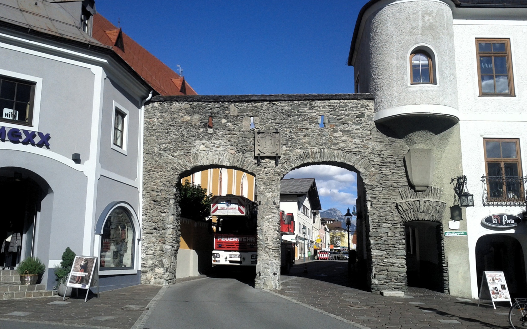 Арка на горнолыжном курорте Шладминг, Австрия