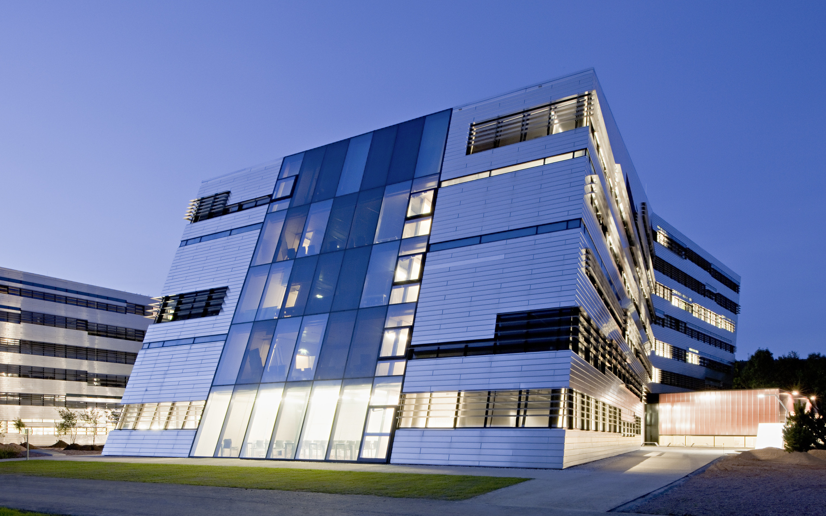 Красивое здание в городе Линц, Австрия