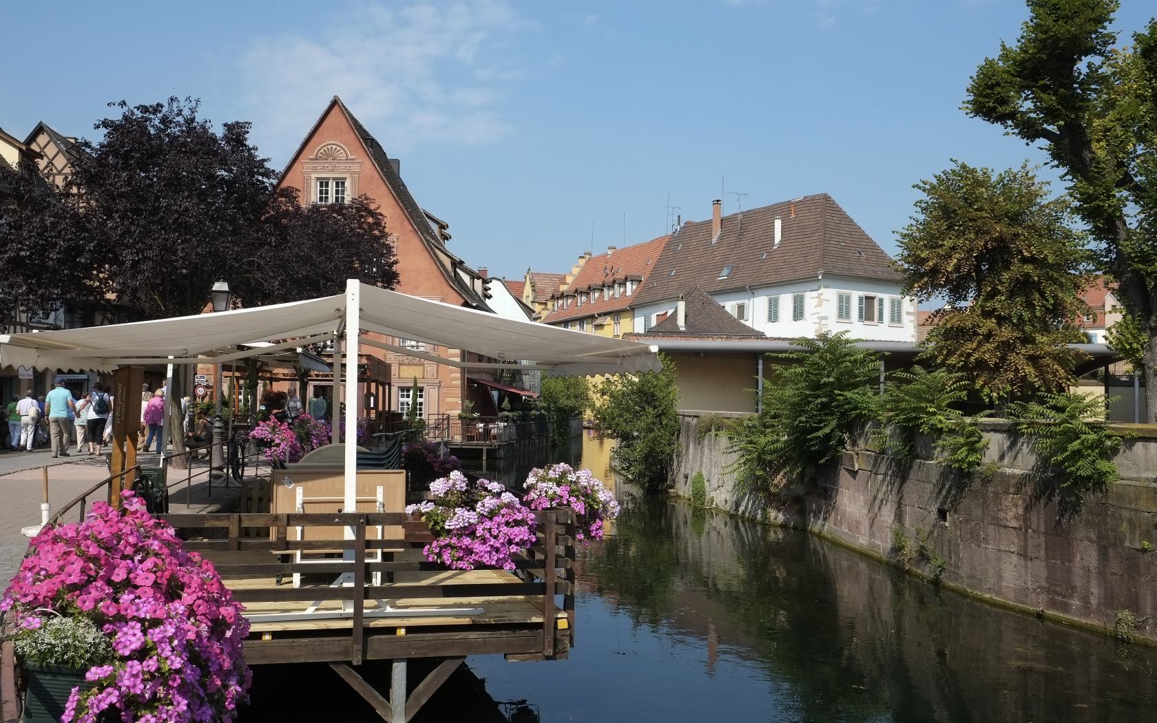 Набережная в Эльзасе, Франция